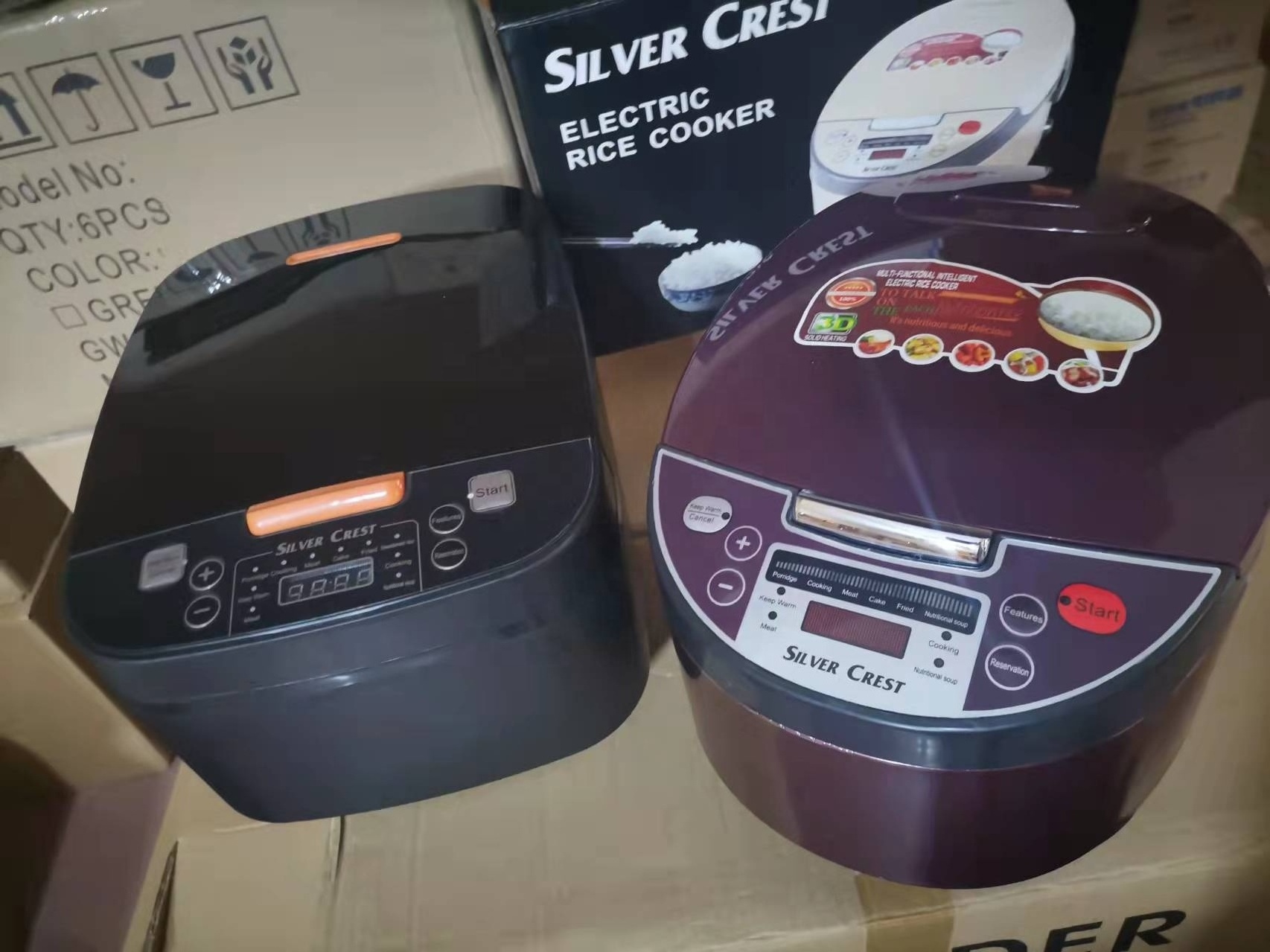 Silver Crest 5L MicroComputer controlled automatic smart electric rice cooker