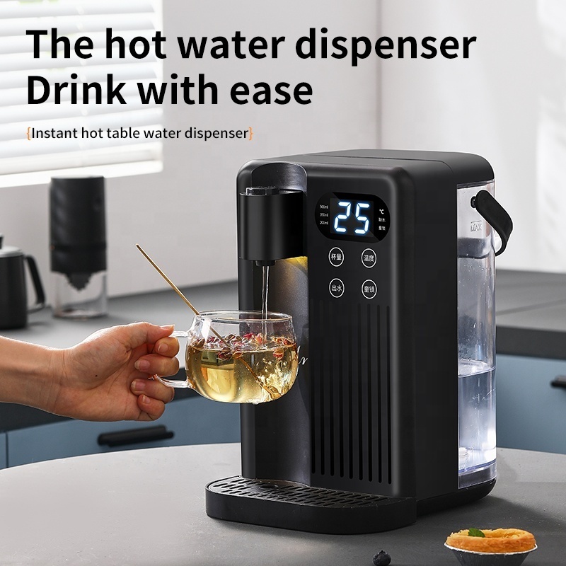 New design mini water dispenser portable instant tea boiler hot water dispenser for travel office home water bottles quick heat