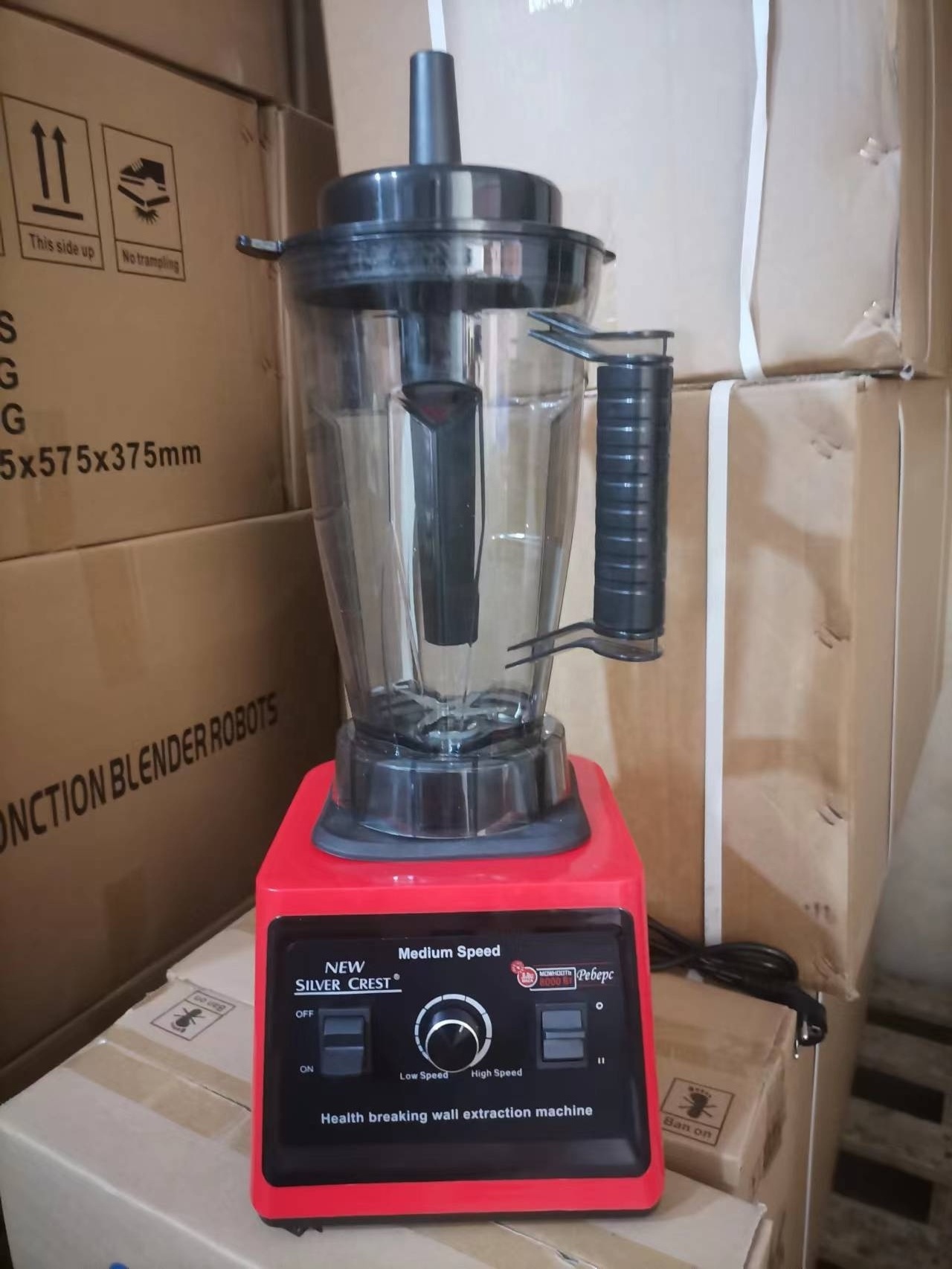 For Ghana and Nigeria 8000W Big Power 3L  2 in 1 Silver Crest Blender 9525 motor