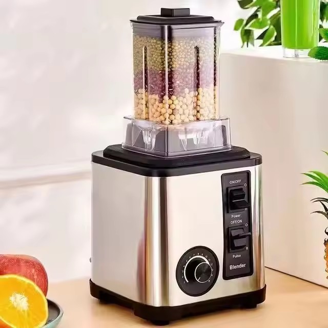 3 in 1 silver crest blender 3L 9500W heavy duty mixeur blender food processor blender machine