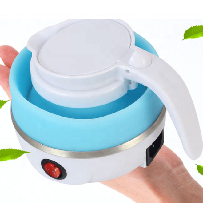 Hot sale Amazon Portable Electric Silicone Foldable Travel Kettle Water Boiler for Camping outdoor