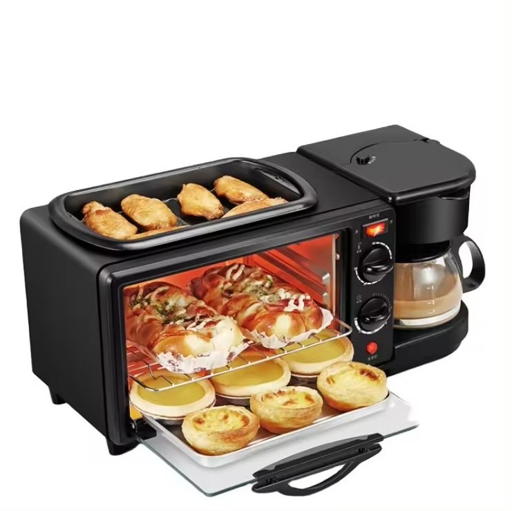 2024 new hot sell 3 in 1 breakfast station microwave 3 in 1 breakfast station oven coffee maker and hot