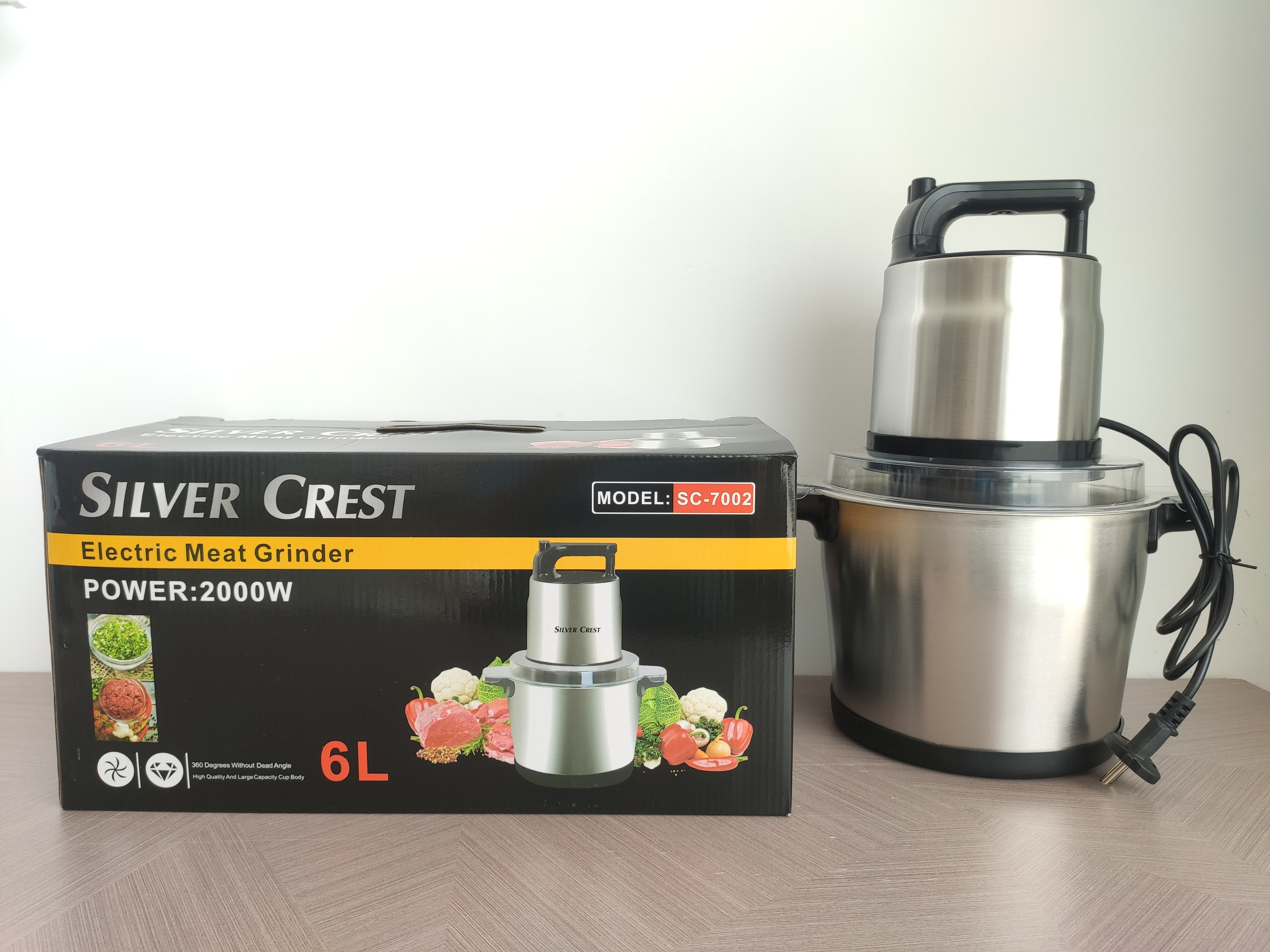 Silver Crest Yam Pounder 3500W Multifunctional Food Machine Stainless Steel Fufu Pounder