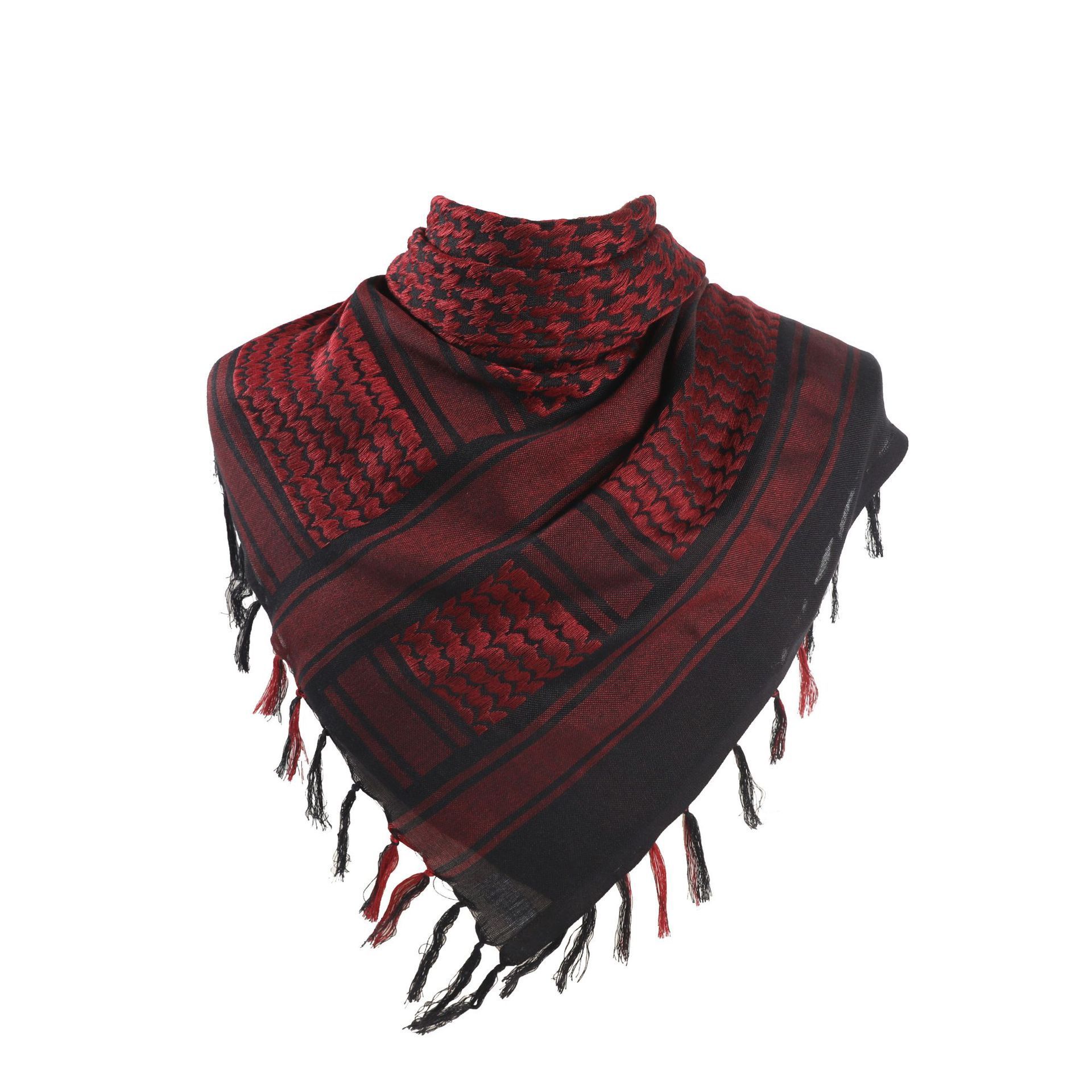 2022 amazon best selling men's cotton tactical scarf wrap 42