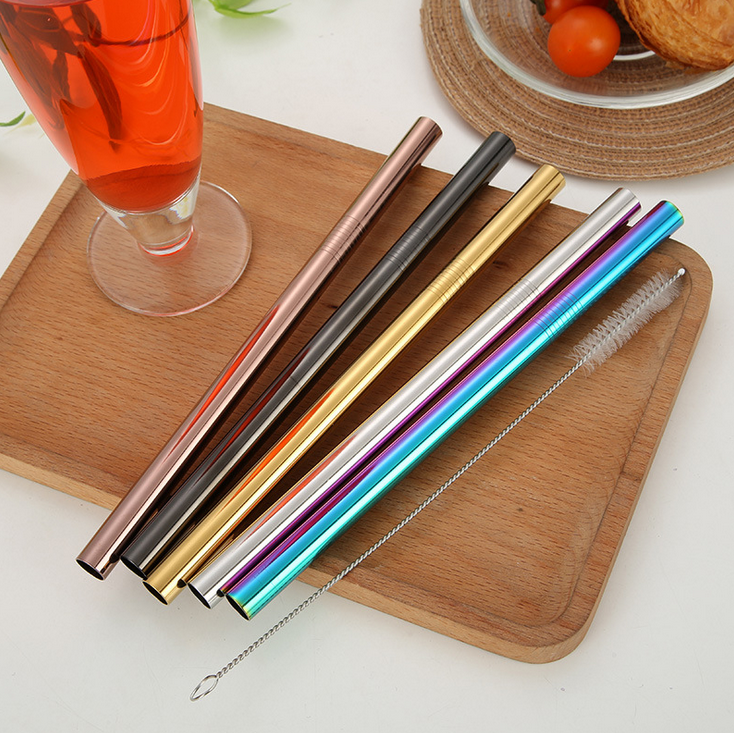 Food grade reusable 304 stainless steel drinking straw