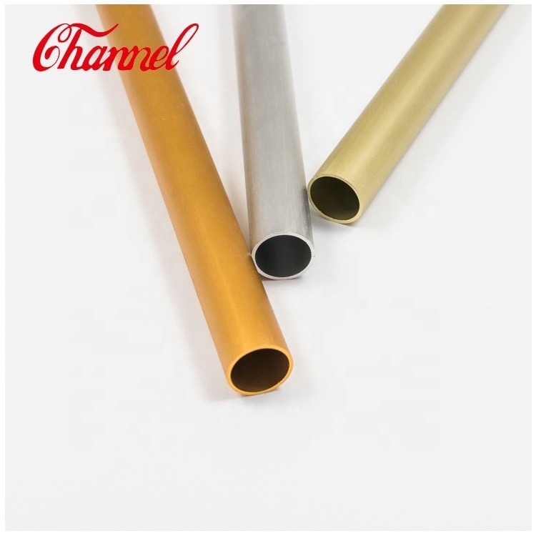 6061 6063 7075 extruded aluminium round tube aluminium pipe from china factory