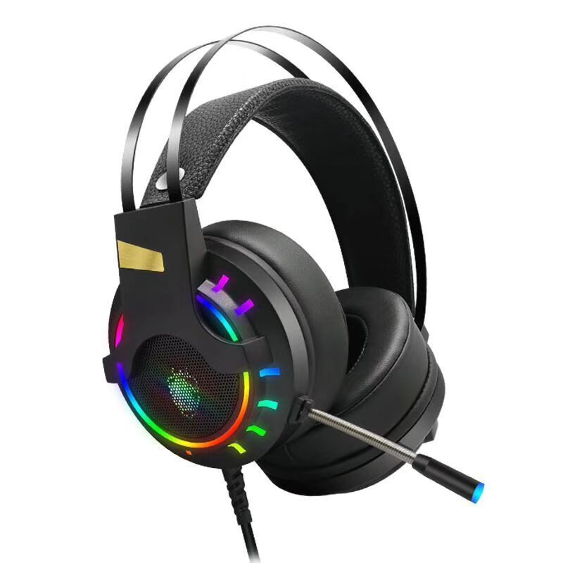 HG8 High Quality Earphone Game headphone surround sound RGB LED light gaming headset For PC Computer