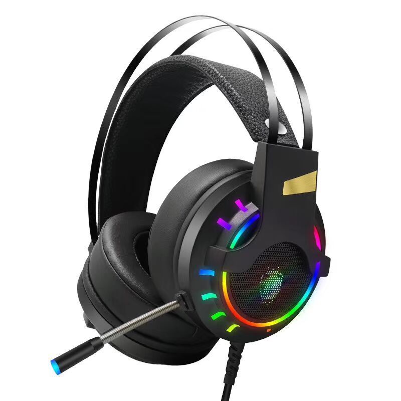 HG8 High Quality Earphone Game headphone surround sound RGB LED light gaming headset For PC Computer