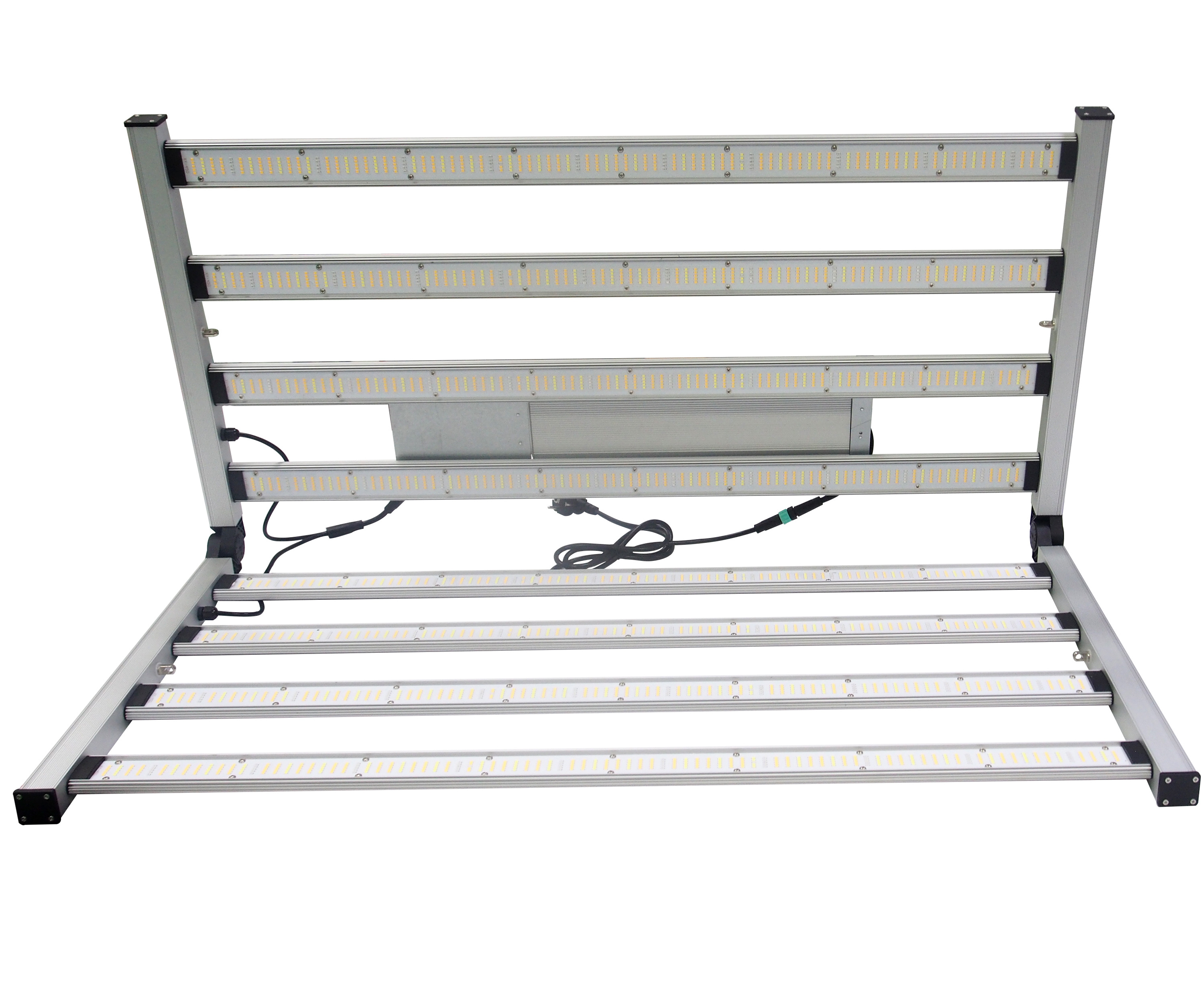 Indoor Agriculture Lighting 800W 8Bars 1000W Full Spectrum foldable dimming light bar display rack Led Grow Light