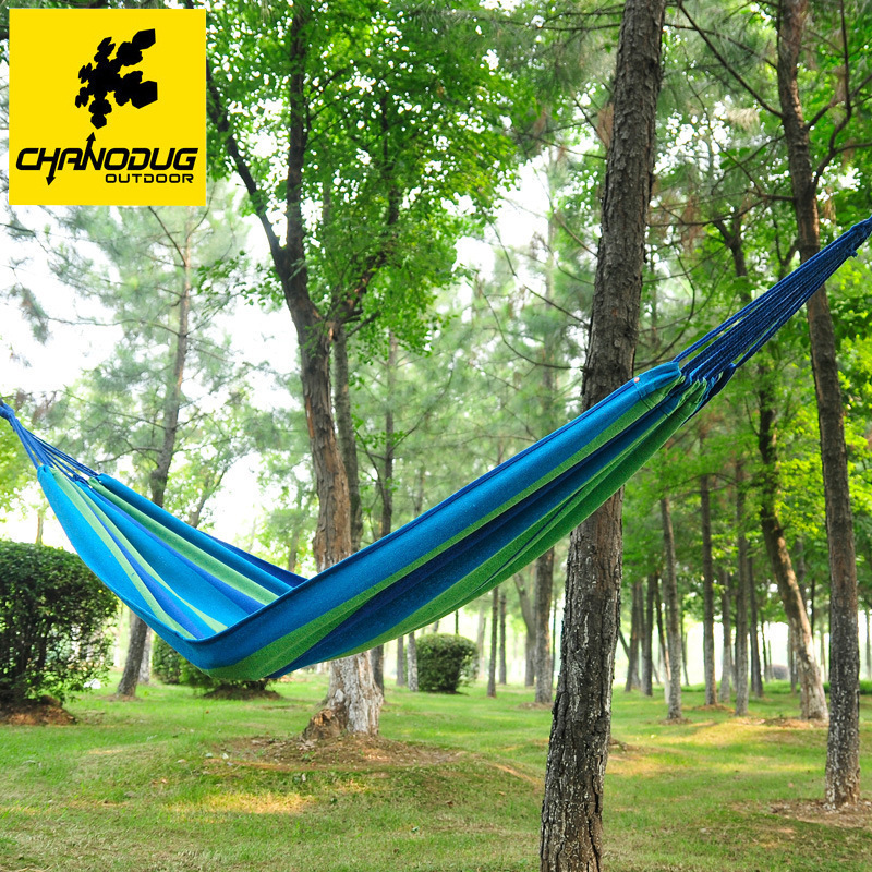 CHANODUG Factory Rainbow Outfitters Portable Lightweight Camping Swing Bed Travel Hammocks for Outdoor Indoor Tree Straps