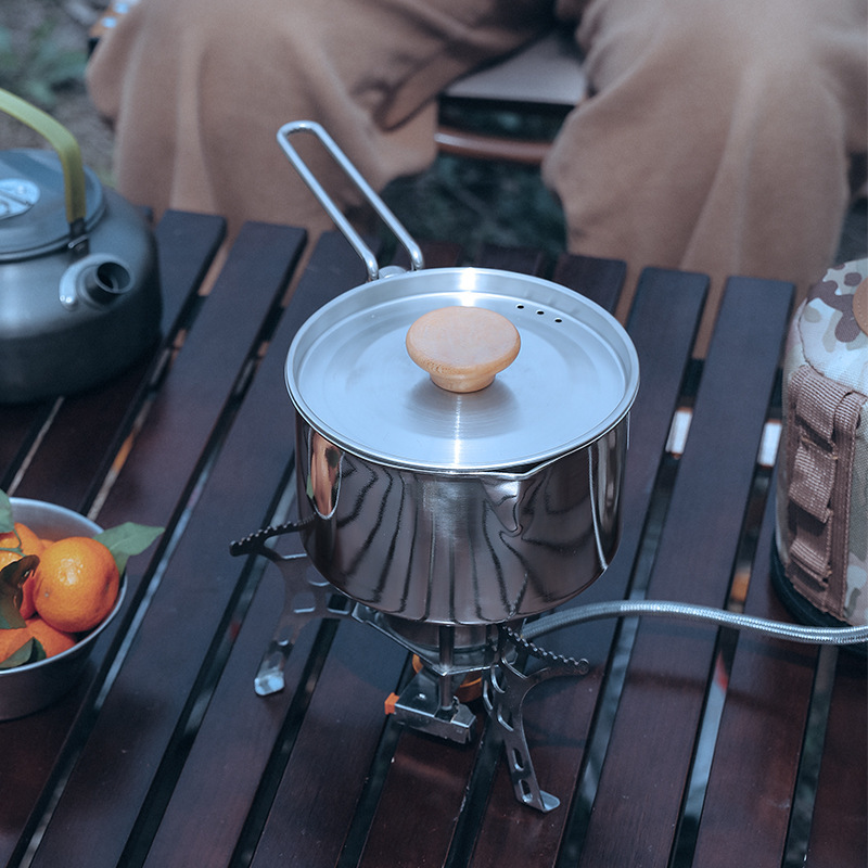 Manufacturer customized collapsible multifunctional coffee outdoor camping kettle