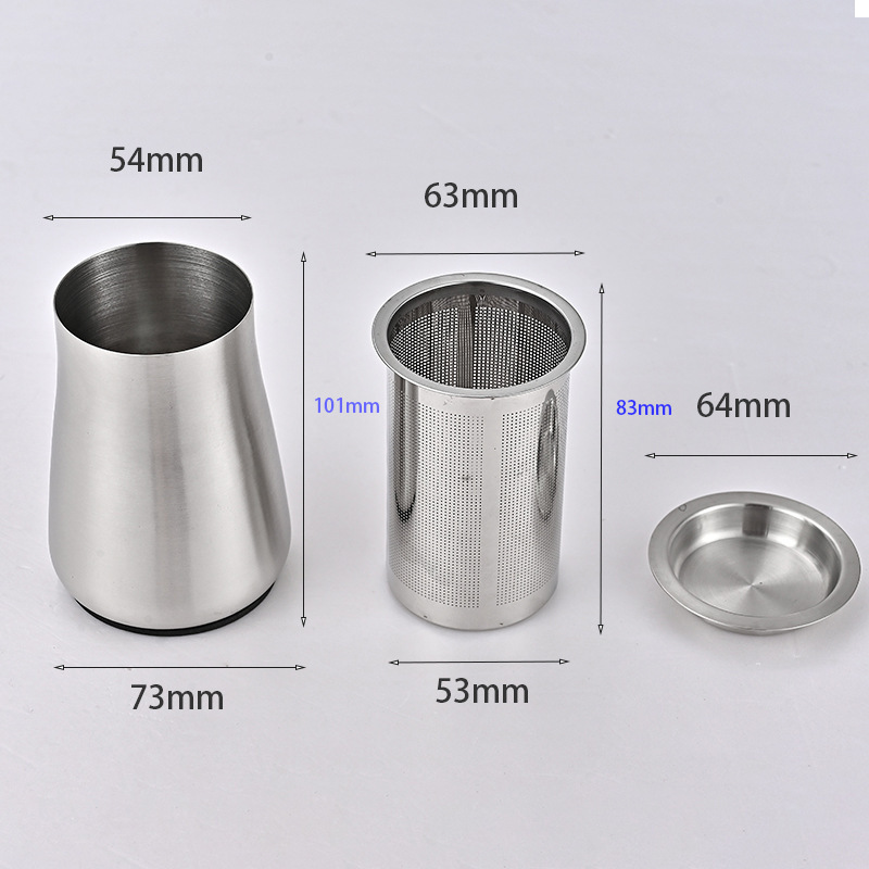 Wholesale  Food Grade Coffee And Tea Infuser Fine Mesh Filters Coffee Sifter Stainless Steel Coffee Strainer