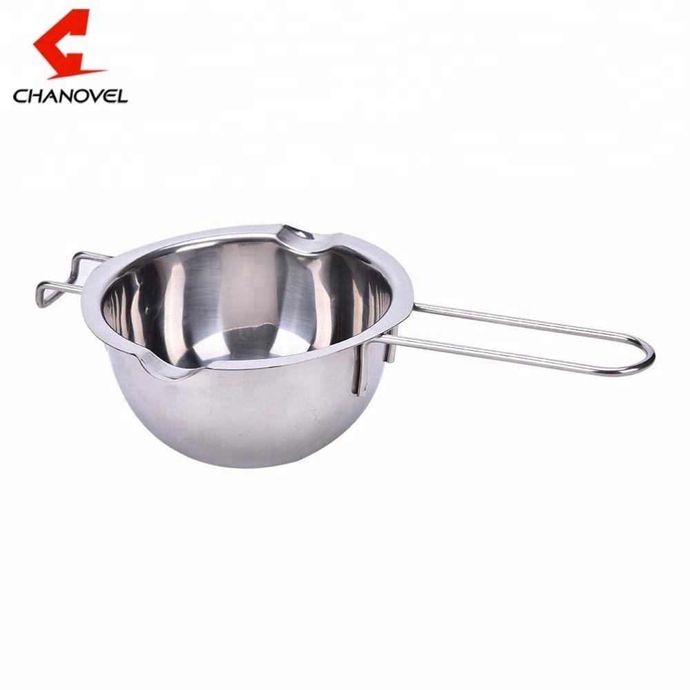 Metal stainless steel chocolate cheese warmer double boiler melting pot for diy candle candy