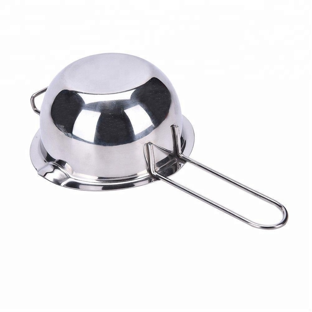 Metal stainless steel chocolate cheese warmer double boiler melting pot for diy candle candy