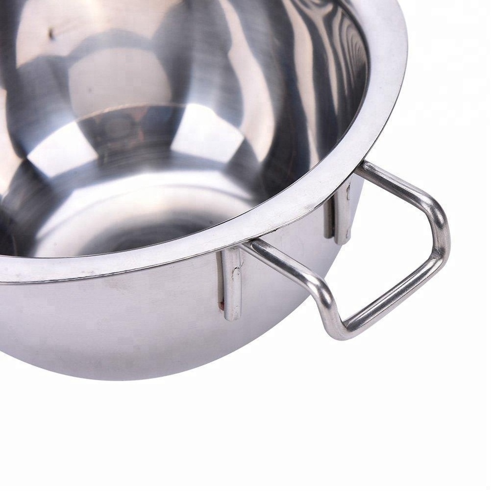 Metal stainless steel chocolate cheese warmer double boiler melting pot for diy candle candy