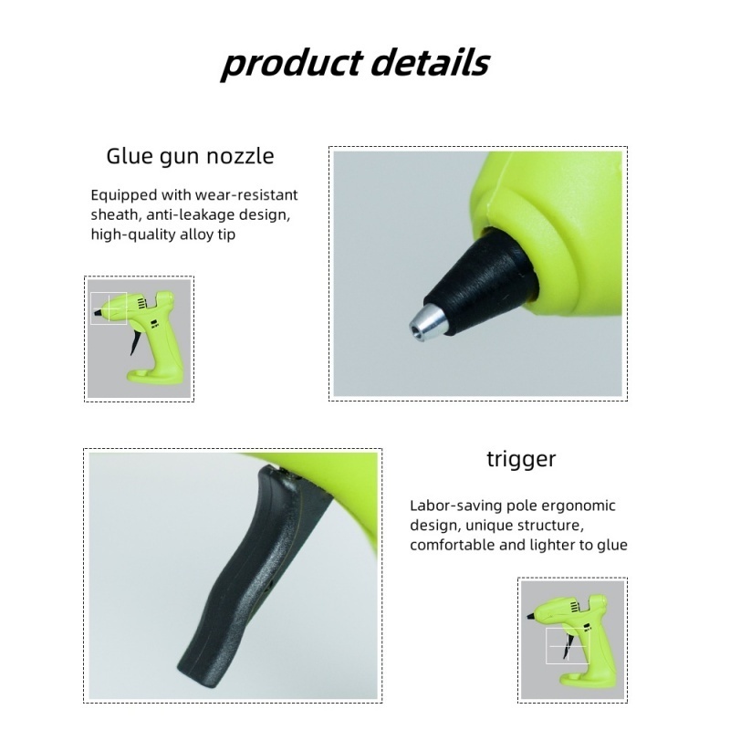 3.7V MINI battery glue gun wholesale hot melt glue gun cordless hot glue gun