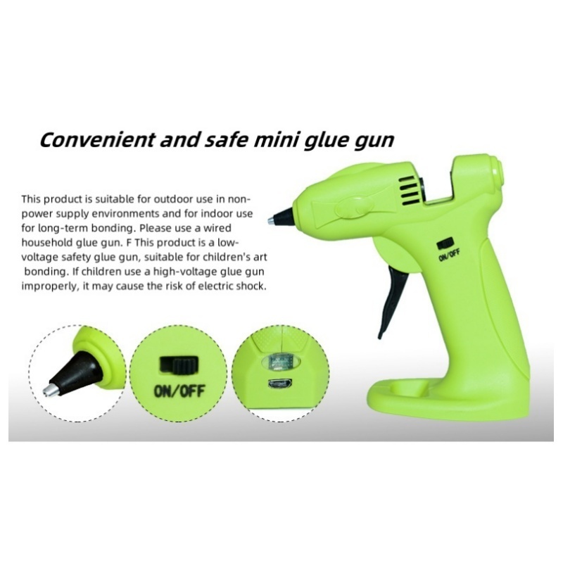 3.7V MINI battery glue gun wholesale hot melt glue gun cordless hot glue gun