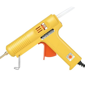 Fast Melting 150W Glue Gun with LED Light Heating 10pcs Hot Glue Sticks for Crafts DIY