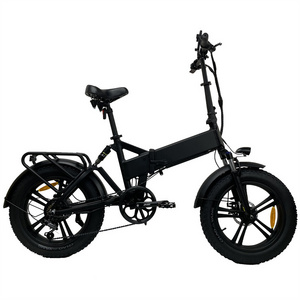 EU Warehouse 20 Inch 48V 250W 750W 12.5Ah Full Suspension Fatbike Foldable Electric Bike 750W Fat Tire Ebike For Adults