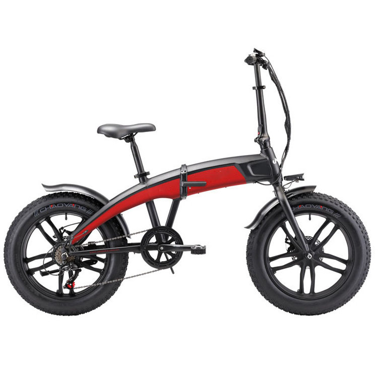 Custom Ebike 500w EBIKE Urban Commuting Electric Bikes for Adults 20 Inch Snow Tire Lithium Battery 48V Rear Hub Motor 7 Speed