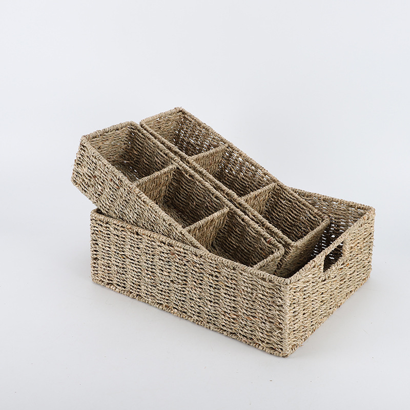 Buy Customized Organizer Open Woven Sea Grass Wicker Gift Basket &storage Baskets & Food Grade Ethiopian Mesob Factory Wholesale