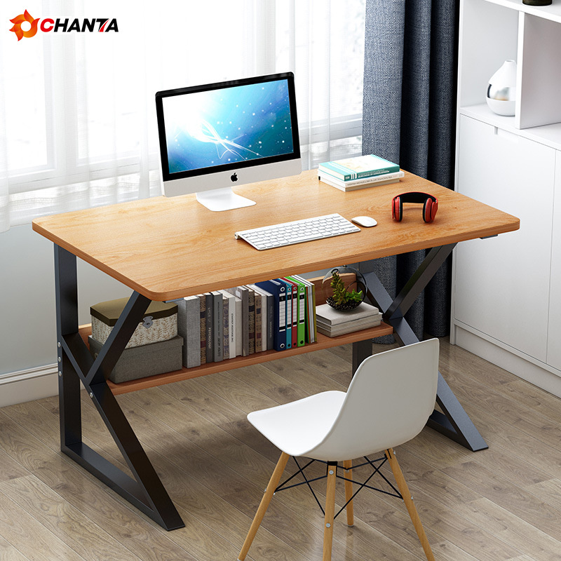 Wholesale high quality modern design square shape office desk standing computer table for commercial furniture