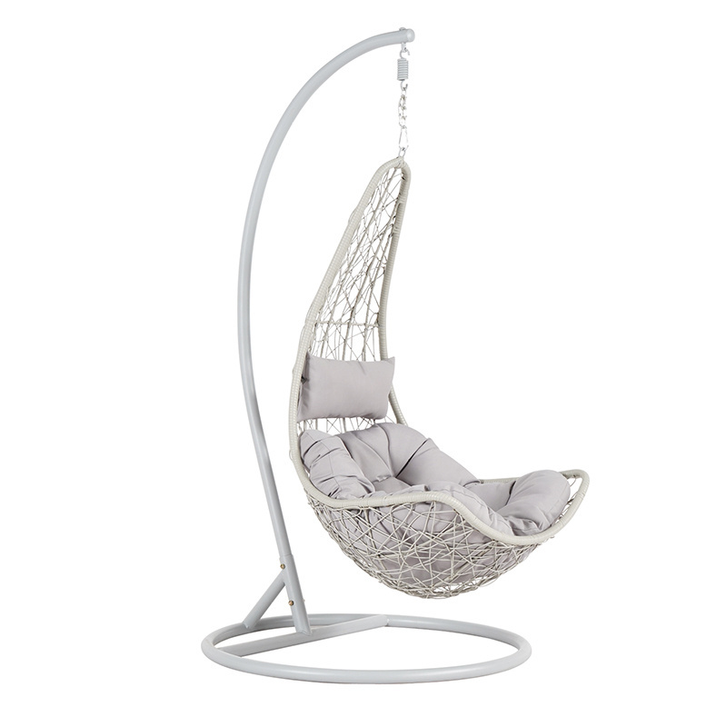 Chanta Modern Swing Chair with Stand Indoor Outdoor Patio Swings Hanging Egg Chair Garden Furniture  Patio Swing Hammock