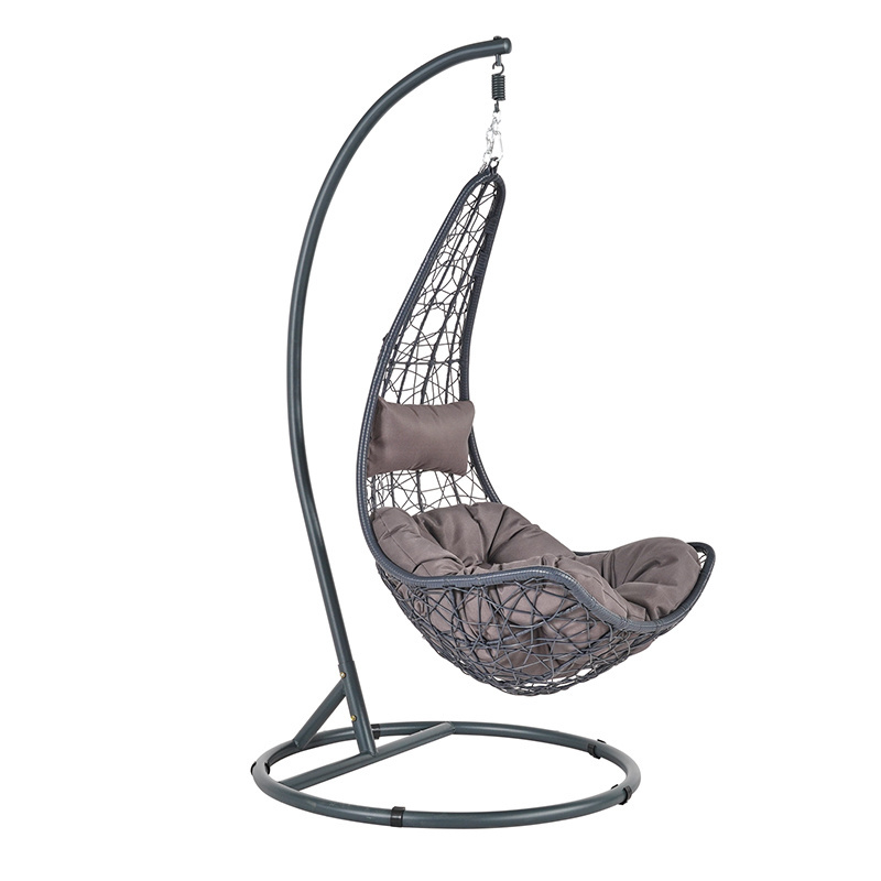 Chanta Modern Swing Chair with Stand Indoor Outdoor Patio Swings Hanging Egg Chair Garden Furniture  Patio Swing Hammock