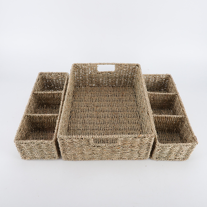 Buy Customized Organizer Open Woven Sea Grass Wicker Gift Basket &storage Baskets & Food Grade Ethiopian Mesob Factory Wholesale