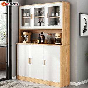 Modern Kitchen Cabinet Solid Wood Cabinet Display cupboard living room cabinet Simple locker