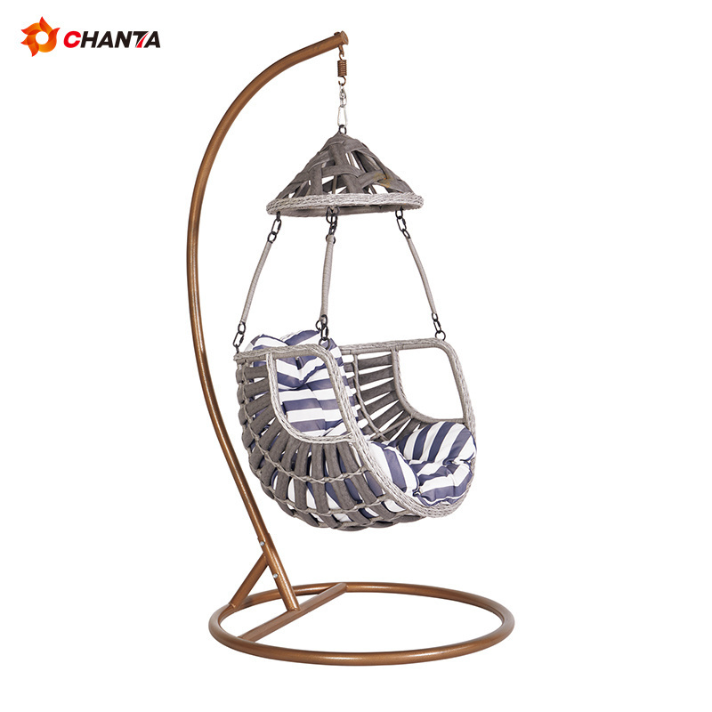 Hot Sale Professional Factory Custom Outdoor Hanging Chair Swing With Stand