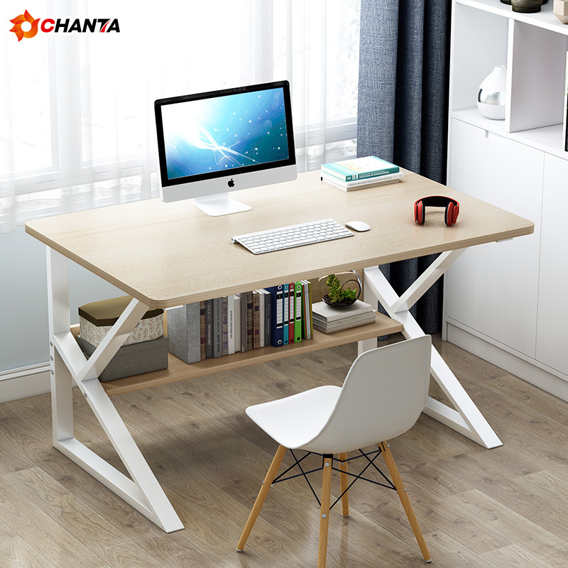 Wholesale high quality modern design square shape office desk standing computer table for commercial furniture