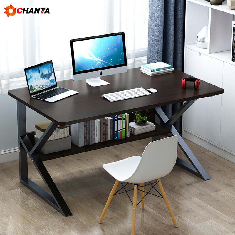 Wholesale high quality modern design square shape office desk standing computer table for commercial furniture