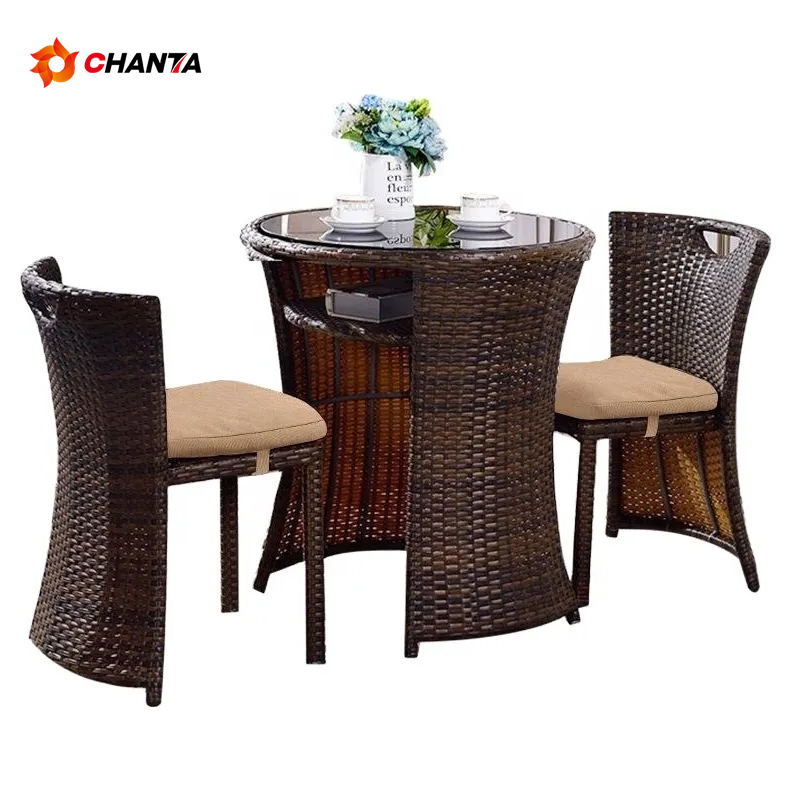 2024 new style Industrial hot welcomed rattan chair Outdoor Garden Woven rattan chair