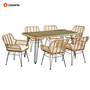 Outdoor Stackable Garden Aluminum Dining Tables And Chairs French Bistro Chair Restaurant Teslin Mesh Furniture