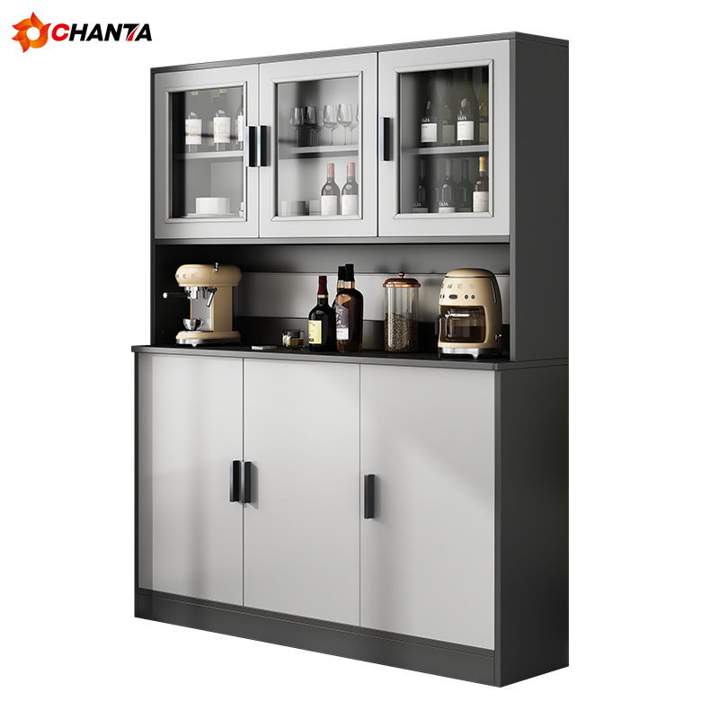 Modern Kitchen Cabinet Solid Wood Cabinet Display cupboard living room cabinet Simple locker