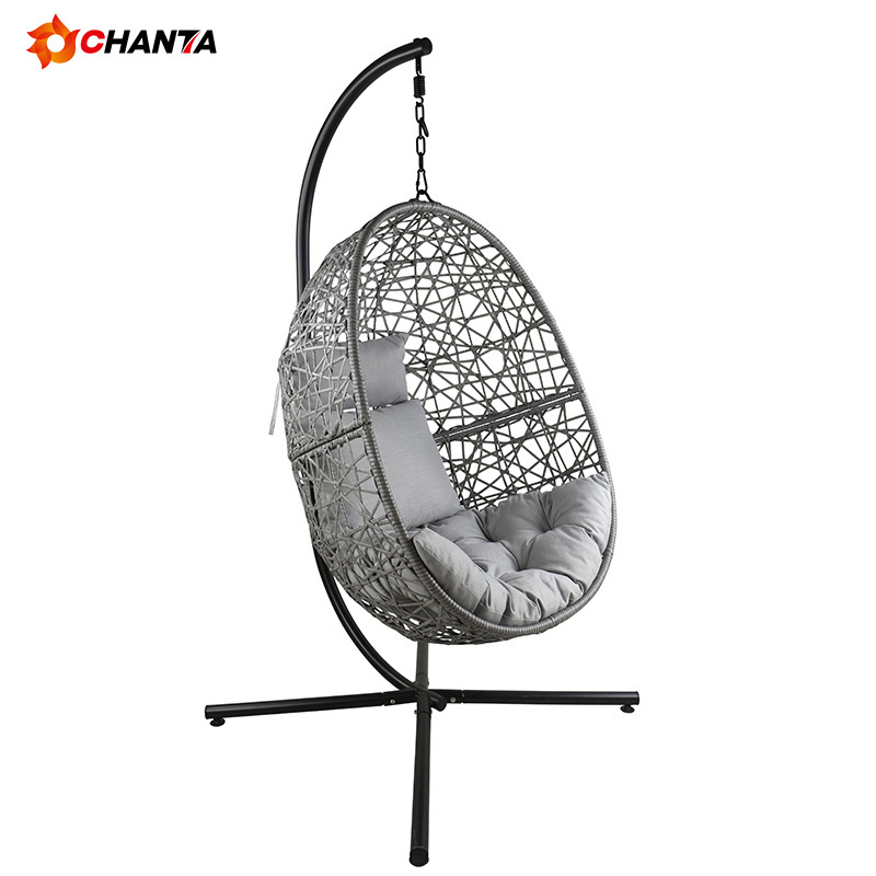 outdoor garden swing bed hanging chair, handmade rope hanging swing chair, outdoor round swing