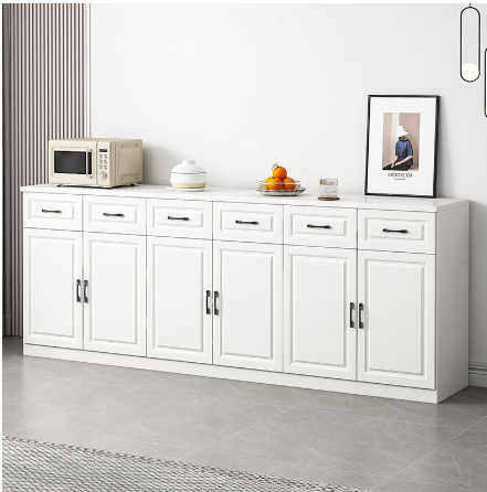 Function Home Storage Cabinet, Kitchen Pantry Storage Cabinet with Doors and Adjustable Shelves, Dining Living Room