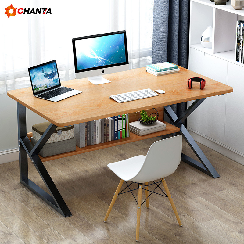 Wholesale high quality modern design square shape office desk standing computer table for commercial furniture