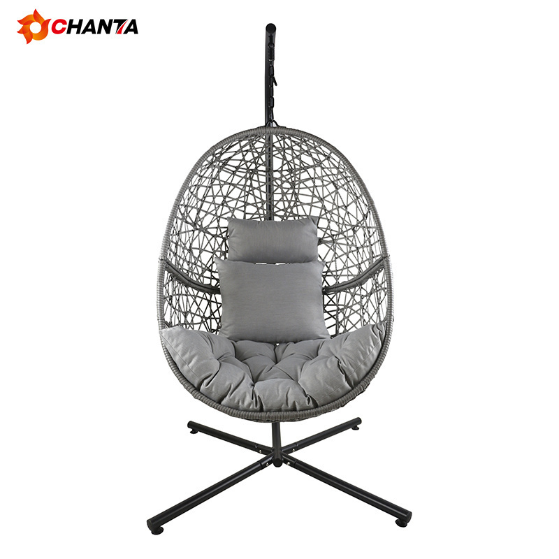 outdoor garden swing bed hanging chair, handmade rope hanging swing chair, outdoor round swing