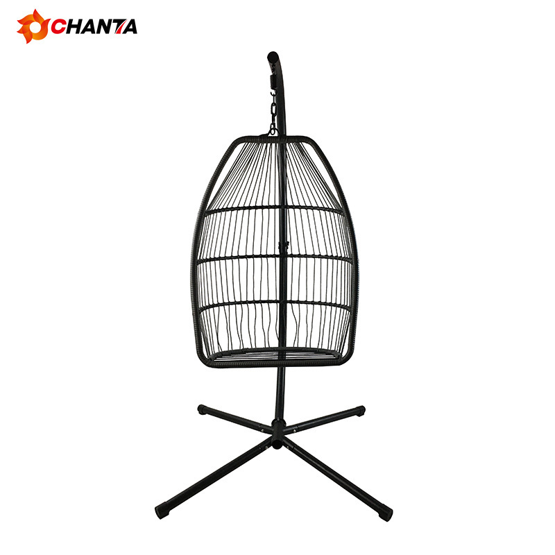 2024 NEW Product !!Outdoor Egg Swing Chair Hanging Rattan Garden Outdoor Furniture Hanging Patio Swing Chair With Stand