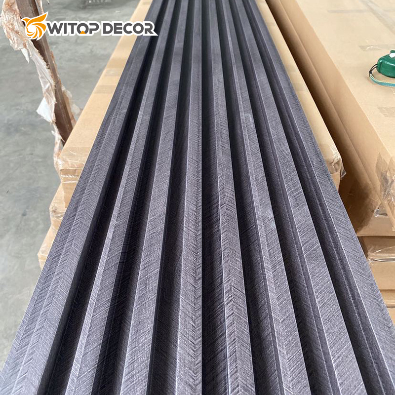 Wpc wall panel interior decoration wpc fluted wall panel wpc wall panel claddings wood plastic composite indoor cladding boards