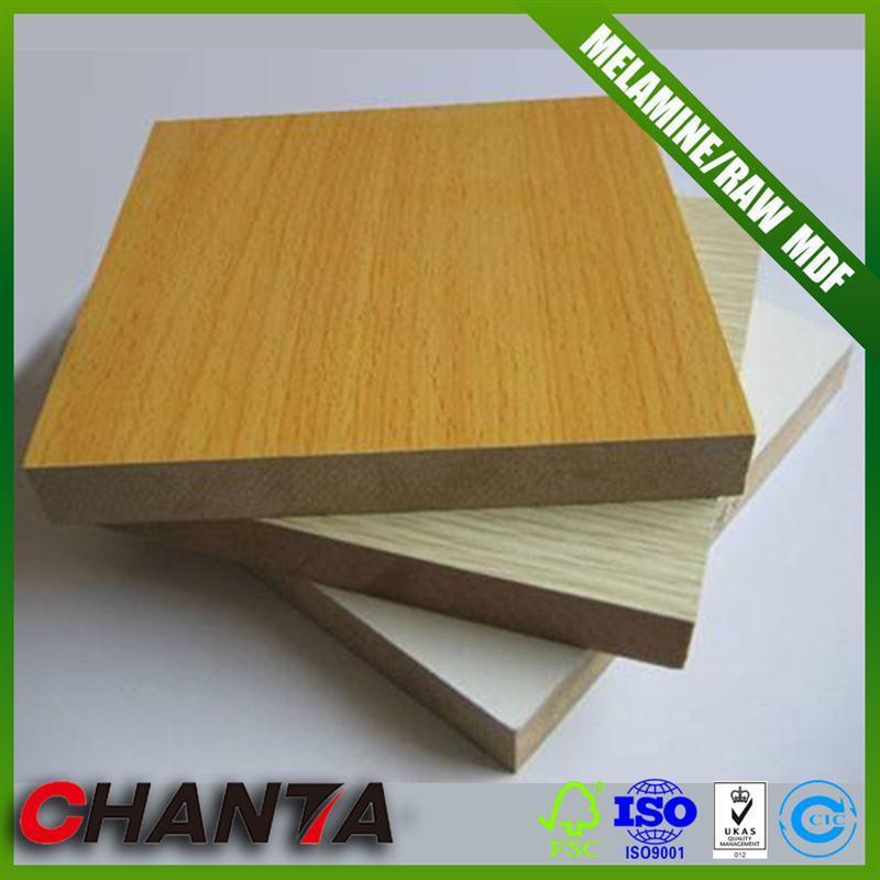 High Quality Competitive price white double sided melamine laminated mdf hdf sheet from chanta