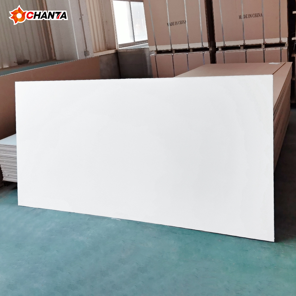 High Quality 3mm 6mm 12mm 15mm 18mm Fibreboards White Melamine Mdf Hdf Board For Furniture