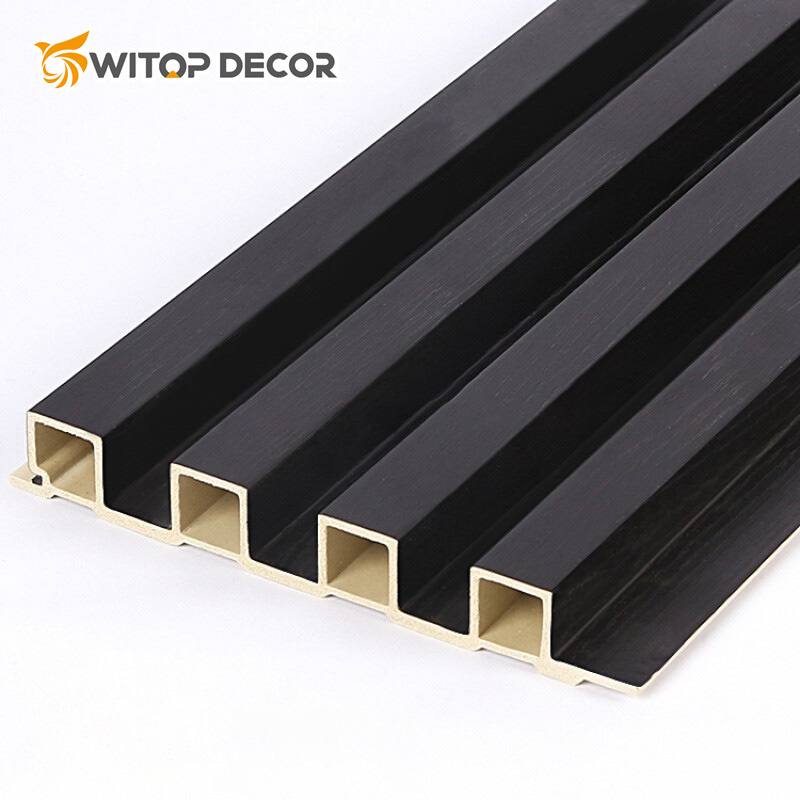 Integrated Wpc Wall Panel Interior Wall Cladding Wpc Integrated Wallboard Movable fluted Wall Panels