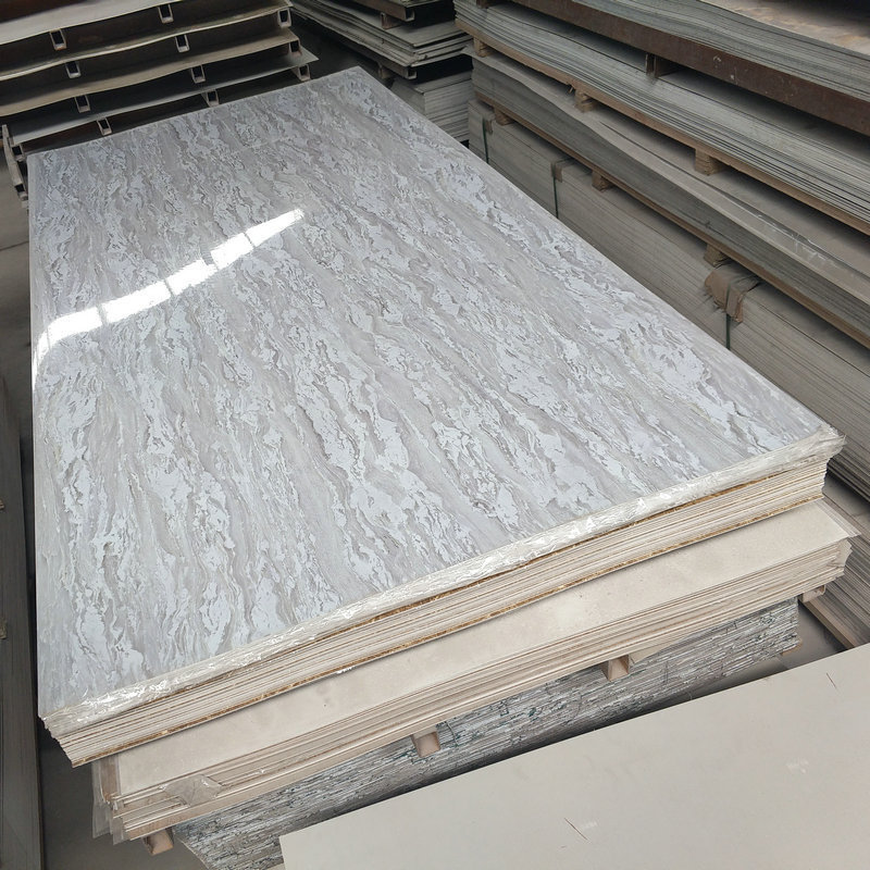 High Quality Decorative Marble Alternative PVC UV Marble Sheet Coating Wall Panel