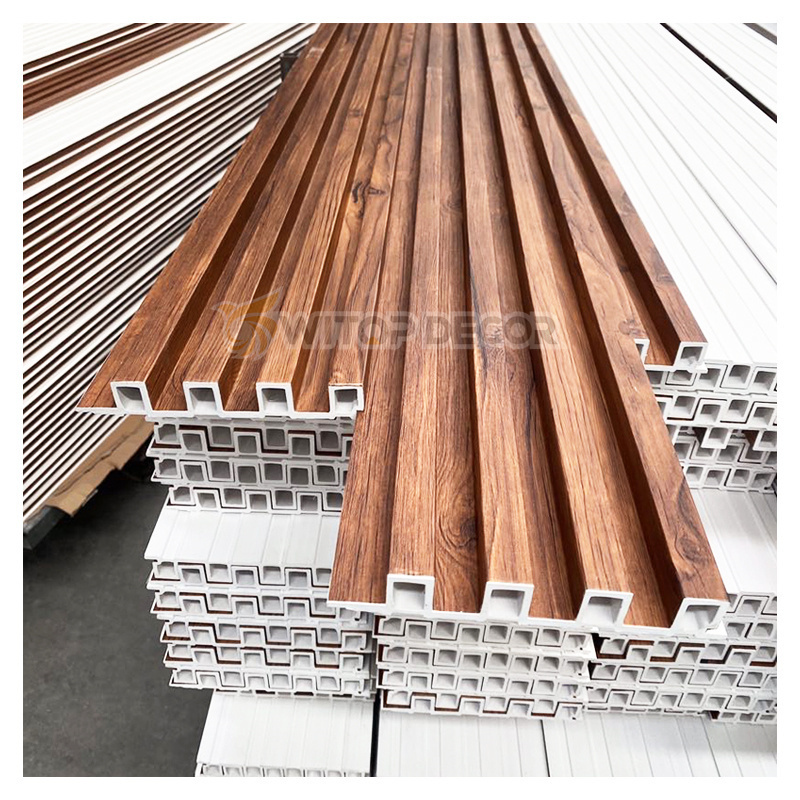 Composite wood wall panel Wpc wall panels wpc louver wall panels indoor