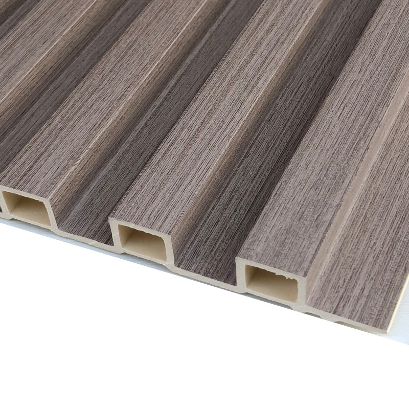 High Quality Fulted Wood Composite Planking Artificial Wall Panel PVC Shiplap Wall Paneling