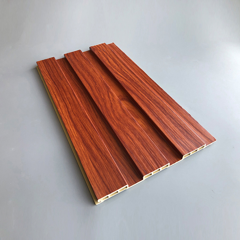 High Quality Fulted Wood Composite Planking Artificial Wall Panel PVC Shiplap Wall Paneling