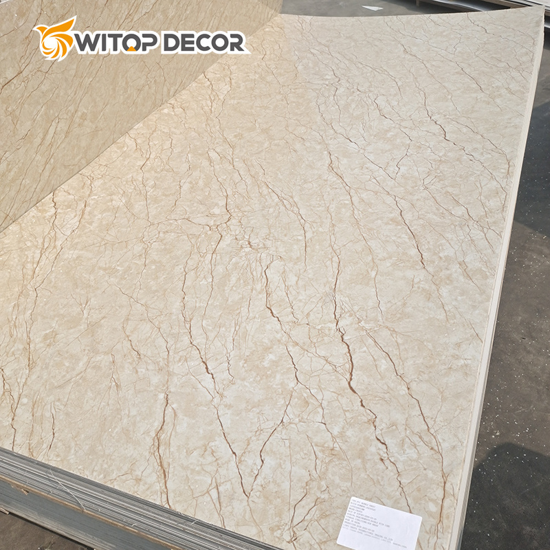 Vinyl wall panel HOT SELLING PVC UV marble board decoration wpc wall panel PVC UV marble PANEL